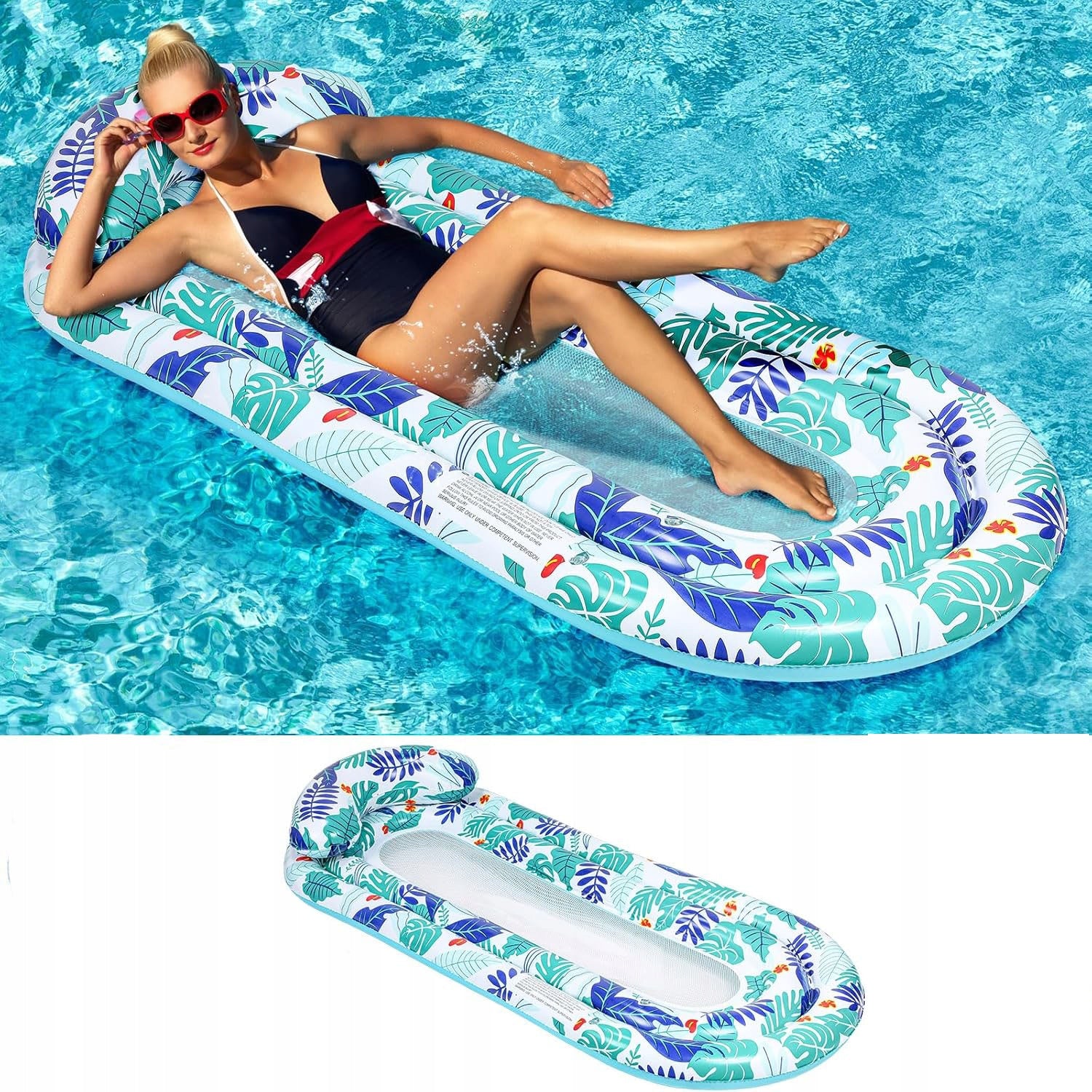 MATTRESS INFLATABLE Sun Lounger for Adults 180x90 cm