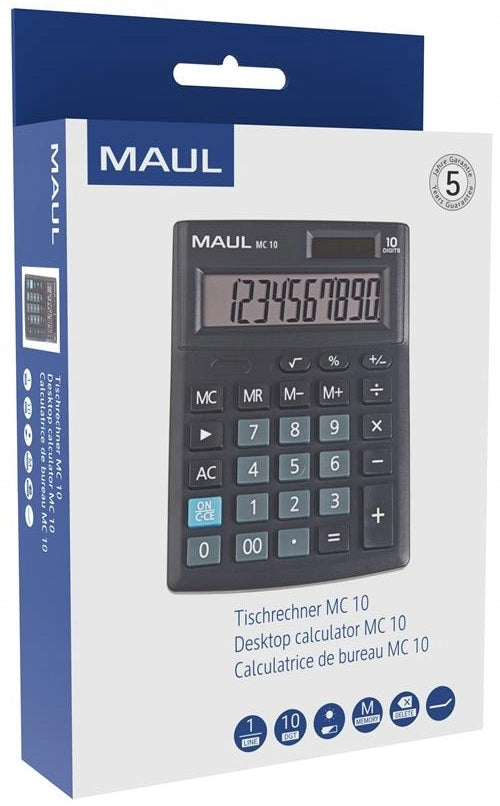 MAUL Desk Calculator 10-Position MC10 Compact Packaging status original