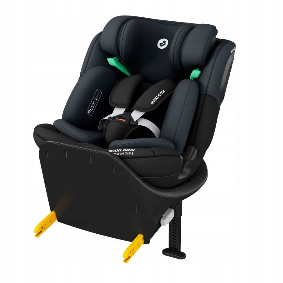 MAXI COSI EMERALD 360 S SWIVEL SEAT WITH ISOFIX 40-150 CM BLACK 0-36 KG Manufacturer code 94018000