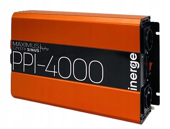 MAXIMUS VOLTAGE CONVERTER 12V 230V 4000VA 2000W PURE SINE USB QC LCD