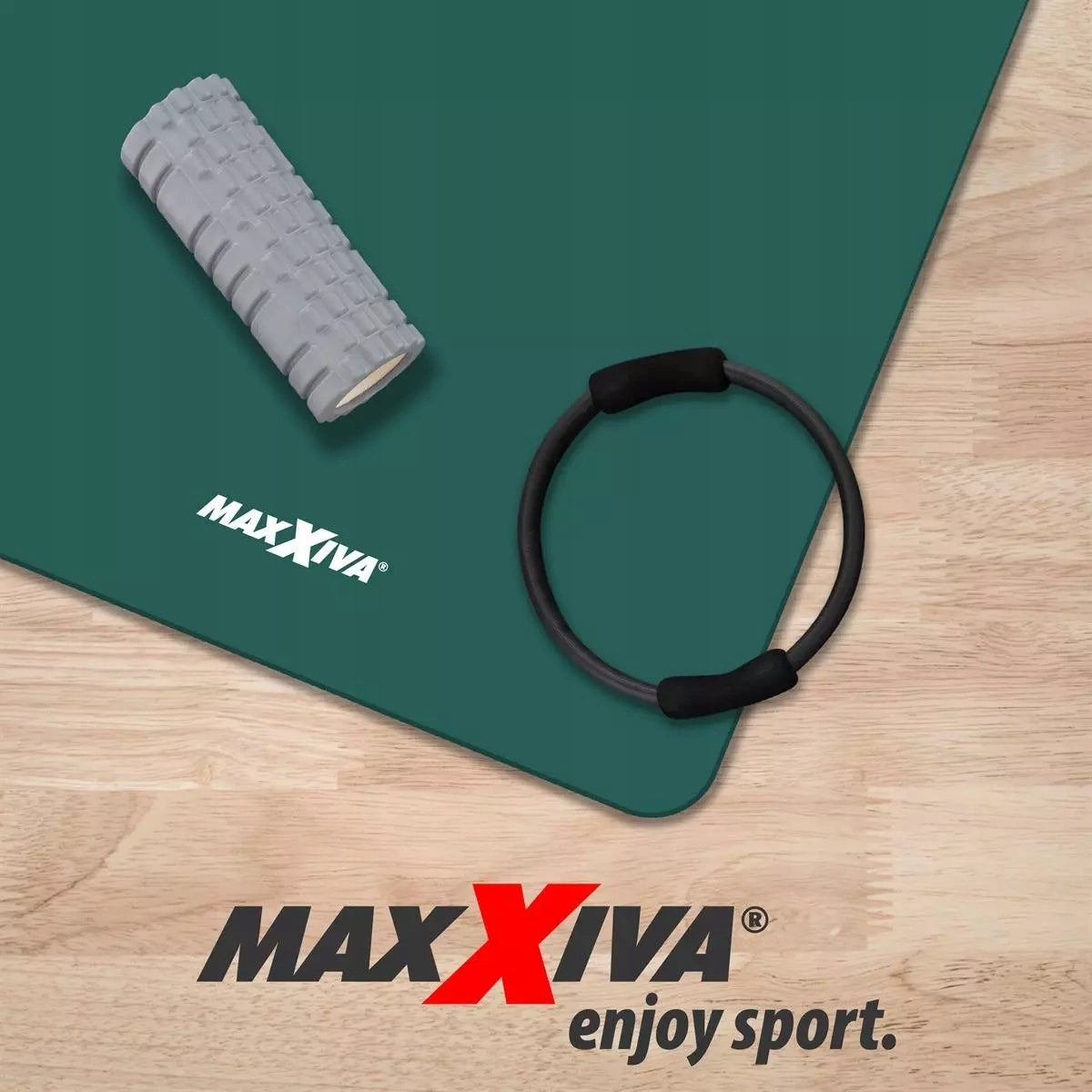 MAXXIVA TURQUOISE FOAM MAT 190x100x1,5cm FOR EXERCISE / YOGA / FITNESS Packaging status original