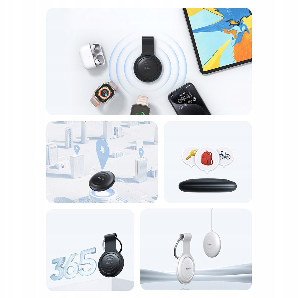MCDODO MINI GPS LOCATOR FOR CAR BIKE DOG KEYS FOR APPLE FIND ME Packaging status original