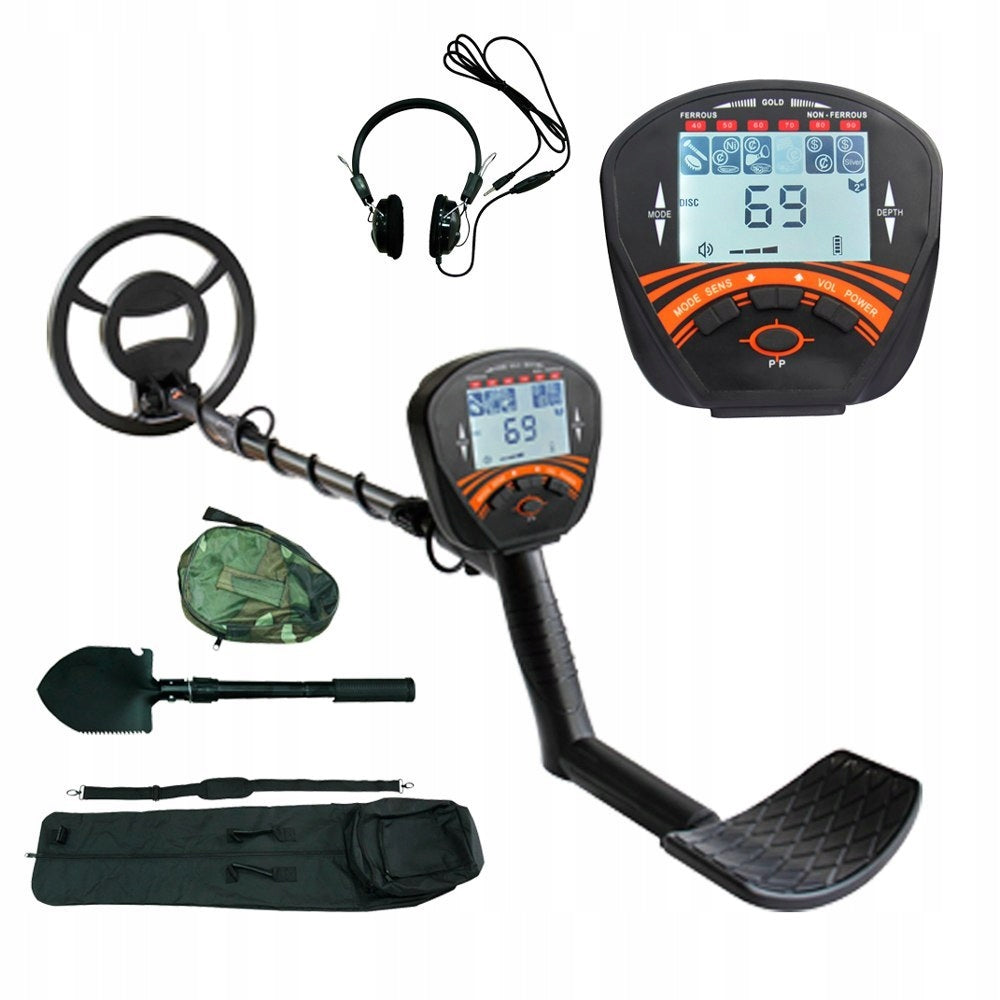 MD-810 Waterproof Metal Detector for Gold,Coins + Mega SET