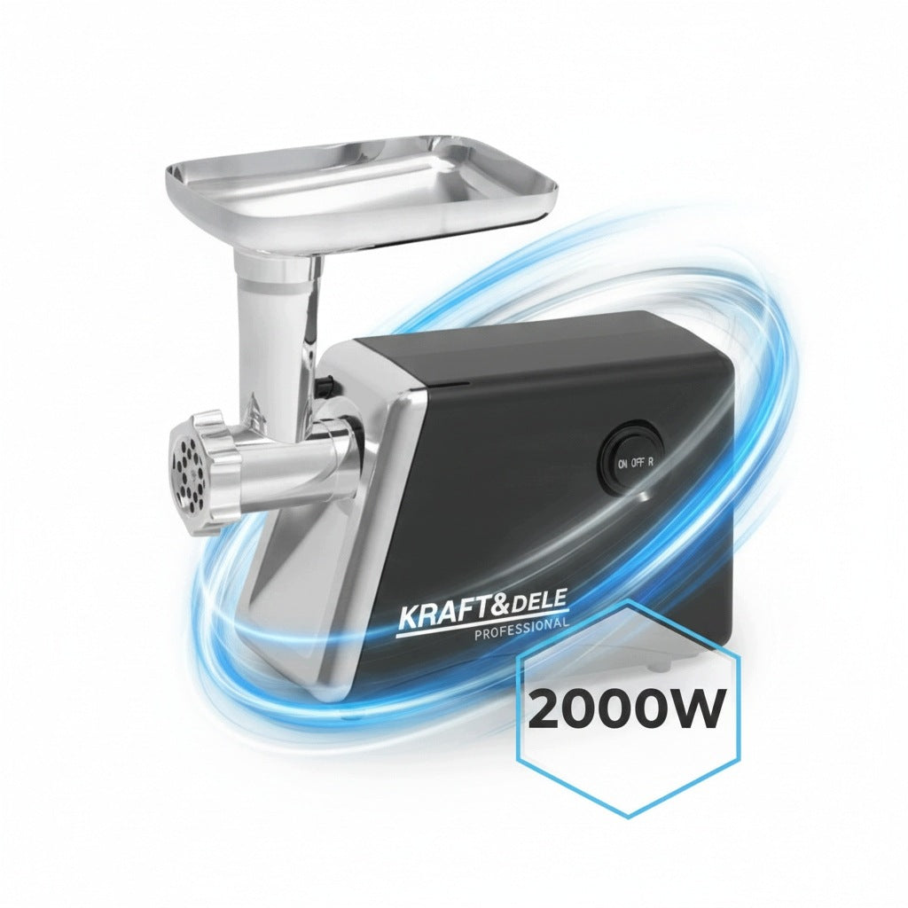 MEAT GRINDER 2000W ACCESSORY SET