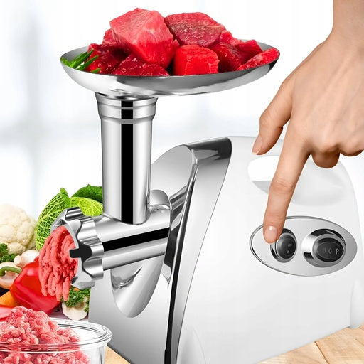 MEAT GRINDER 2800W FOR FILLING ELECTRIC SAUSAGES 3 STRAINERS Reverse gear yes