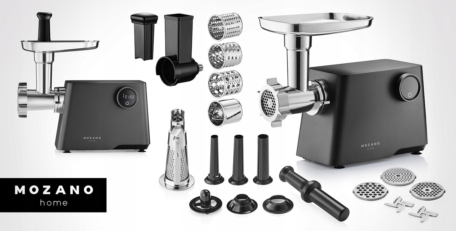 MEAT GRINDER 6in1 METAL SHREDDER 31 ELEMENTS TITANCHEF 3000 Brand Mozano