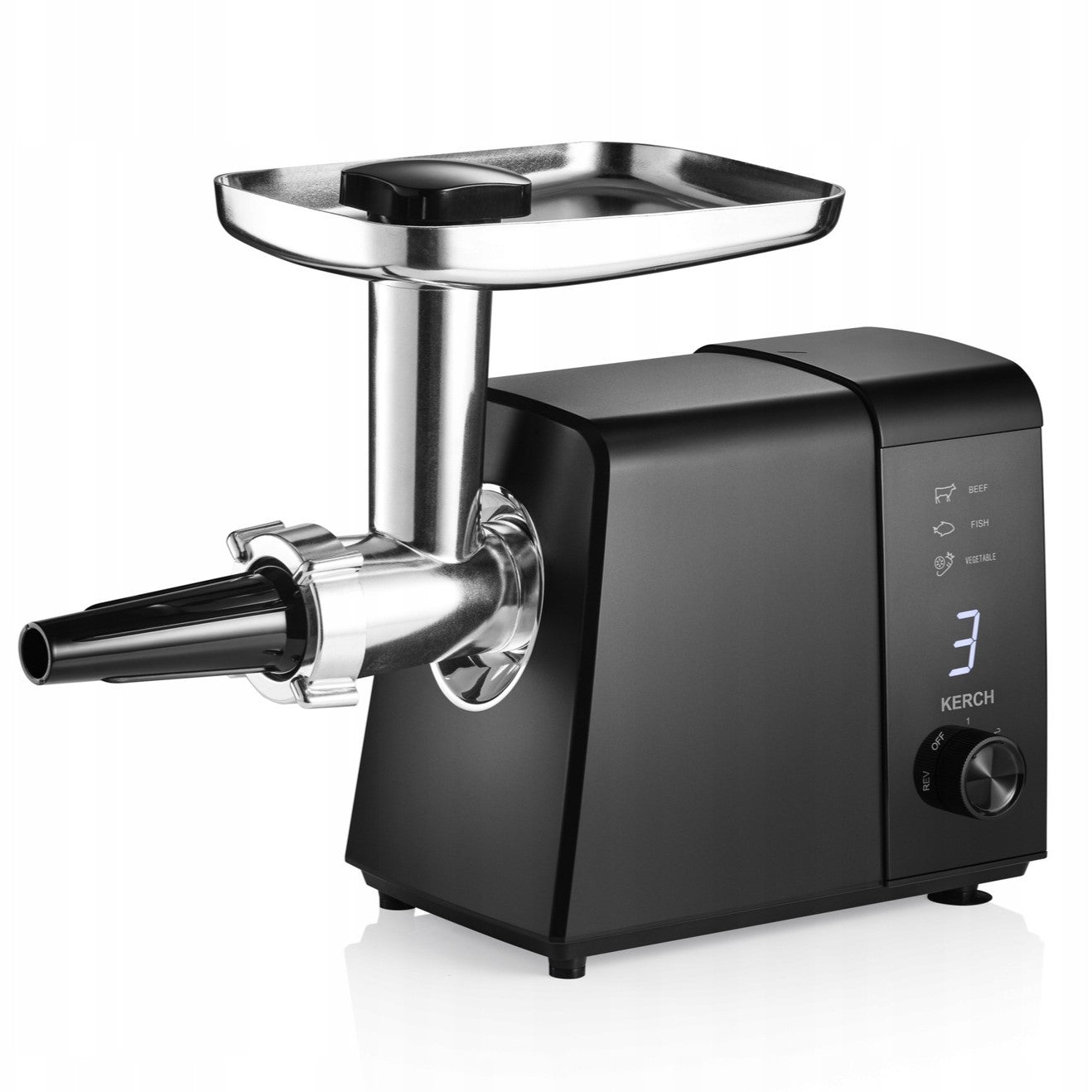 MEAT GRINDER BREWS KERCH FARGO 2500W SHREDDER +ACCESSORIES Dominant color black