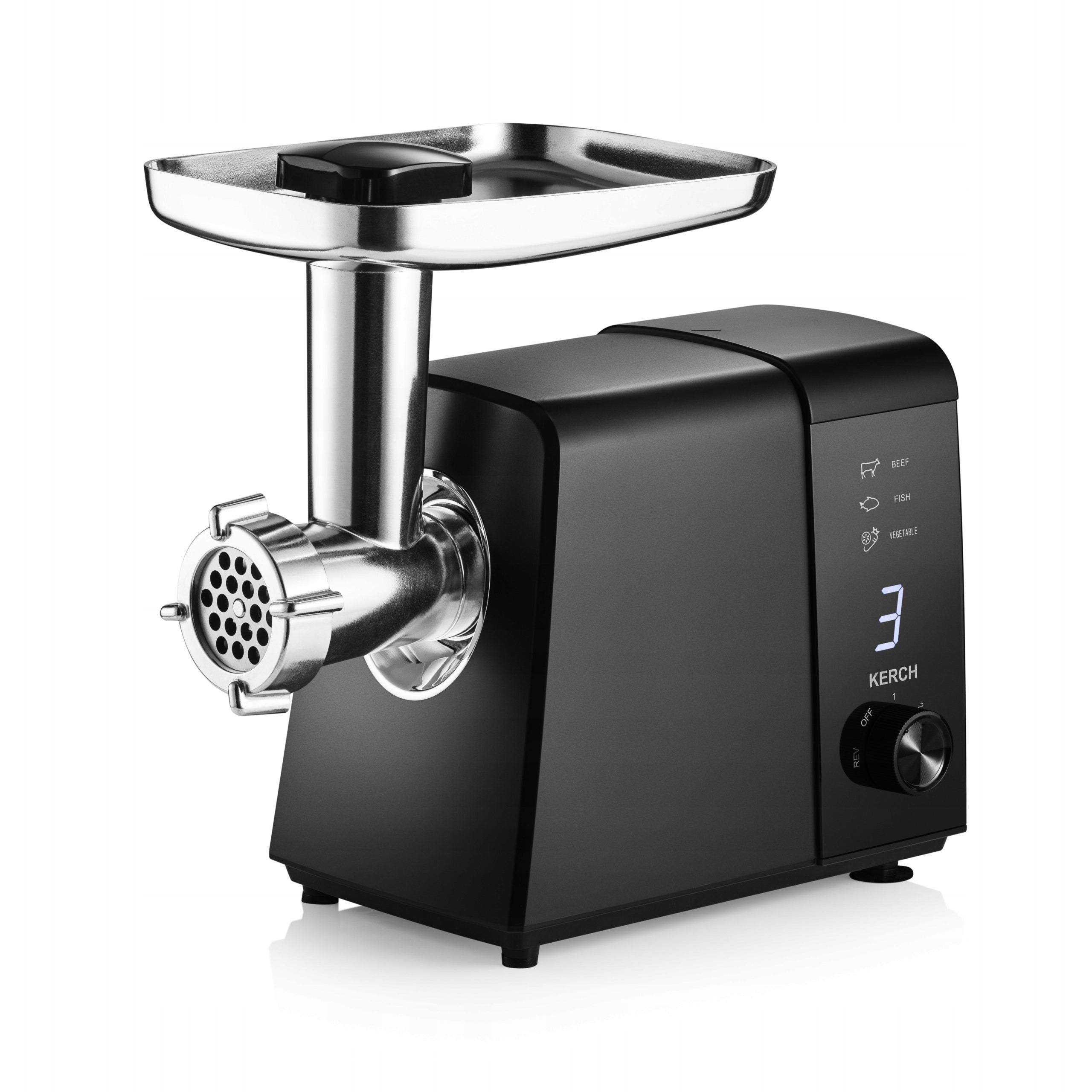 MEAT GRINDER BREWS KERCH FARGO 2500W SHREDDER +ACCESSORIES Grinding efficiency 3 kg/min