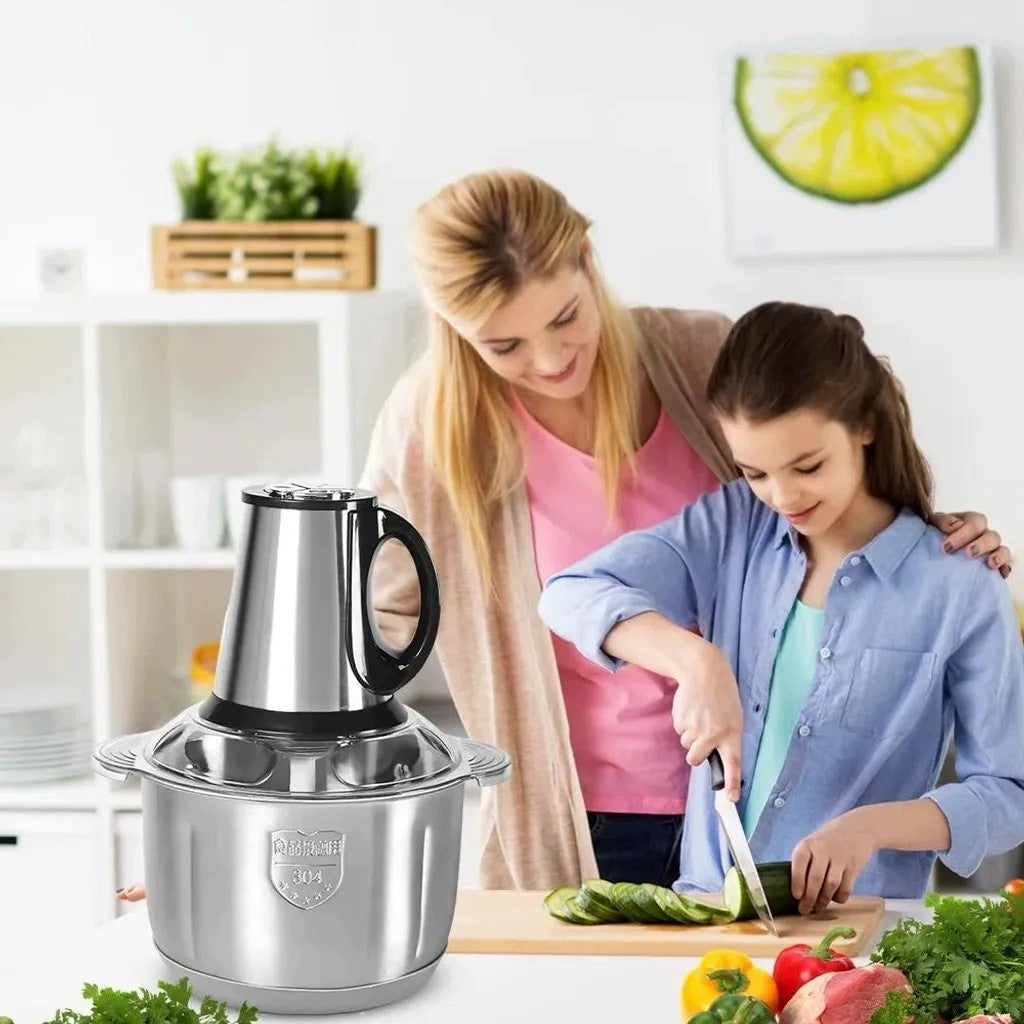 MEAT GRINDER ELECTRIC CHOPPER NUT VEGETABLE SHREDDER 3L STEEL Manufacturer code MASZYNKA DO MIĘSA ROZDRABNIACZ DO WARZYW