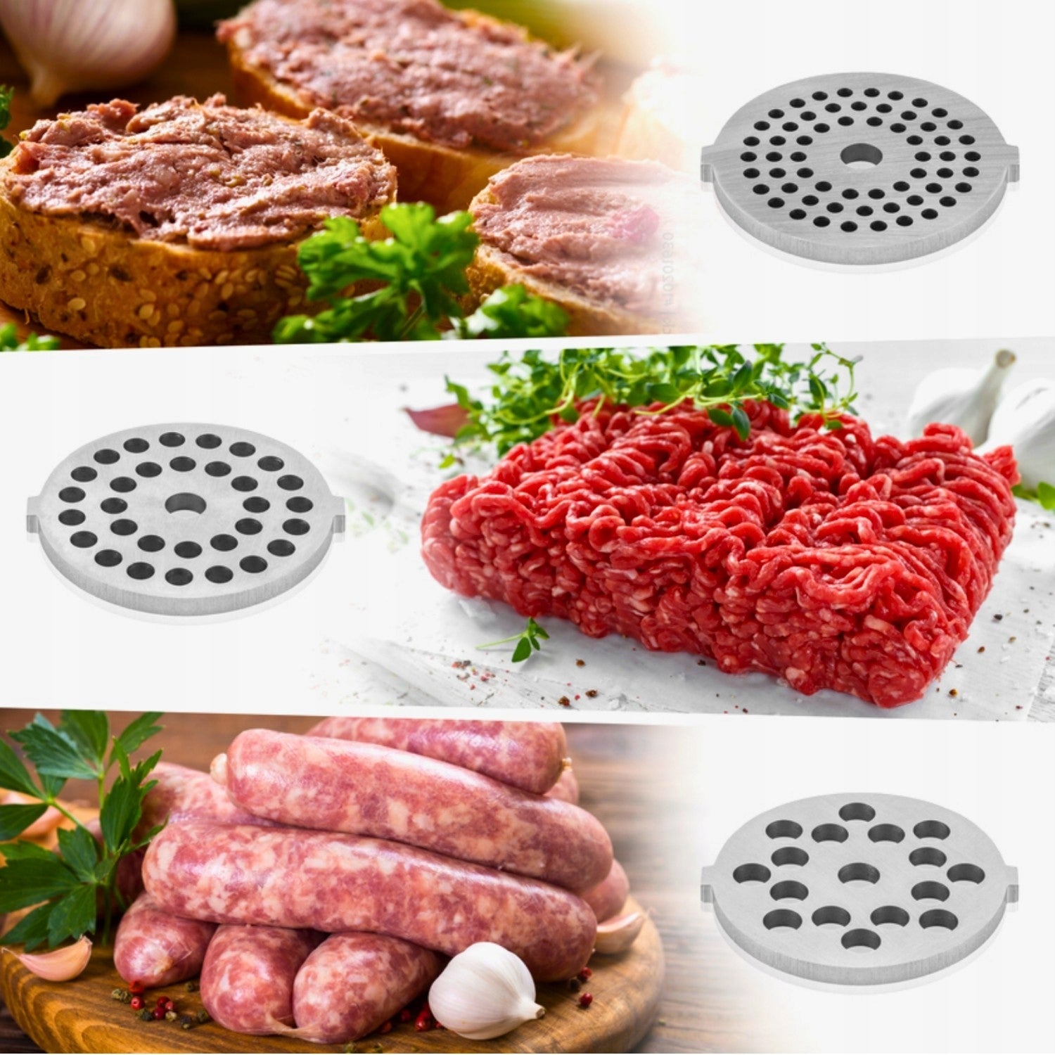 MEAT GRINDER ELECTRIC MACHINE SET STRONG 13in1 2000W Model Elektryczna Maszyna Do Mielenia Duży Zestaw 13w1