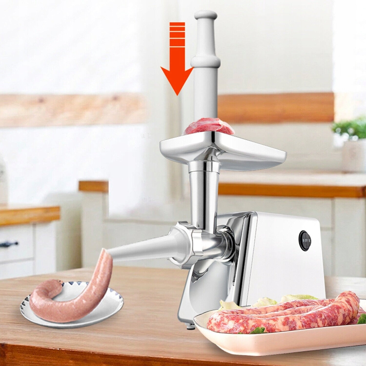 MEAT GRINDER ELECTRIC MACHINE WHITE 1000 W Manufacturer code QPPO9