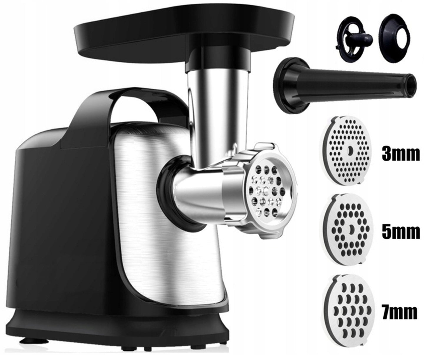 MEAT GRINDER ELECTRIC REVERSE 3 SIEVE SAUSAGE KEBBE 1300W Model ZLN7965