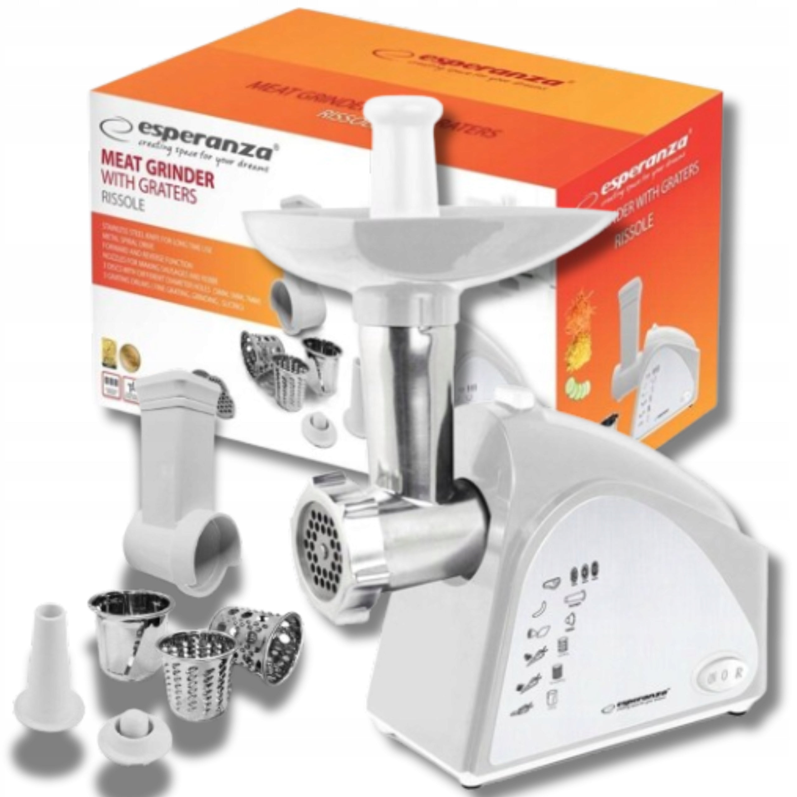 MEAT GRINDER ELECTRIC SAUSAGE SHREDDER STRONG 2200W Brand 555