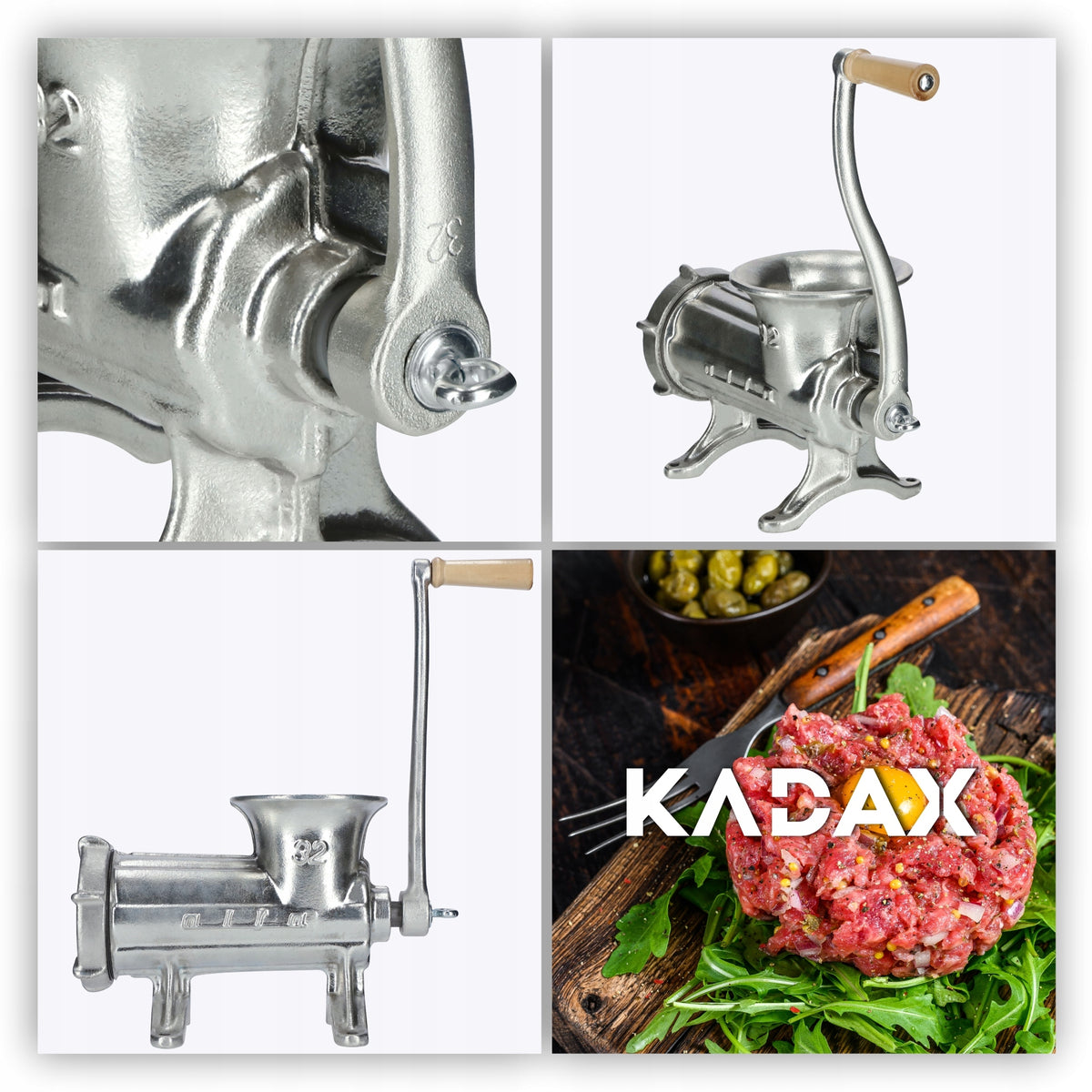 MEAT GRINDER HAND CAST IRON 32 GRINDER ALFA Poland ORIGINAL Manufacturer code K3768