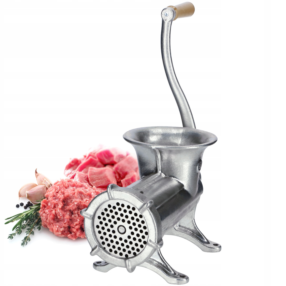 MEAT GRINDER HAND CAST IRON 32 GRINDER ALFA Poland ORIGINAL