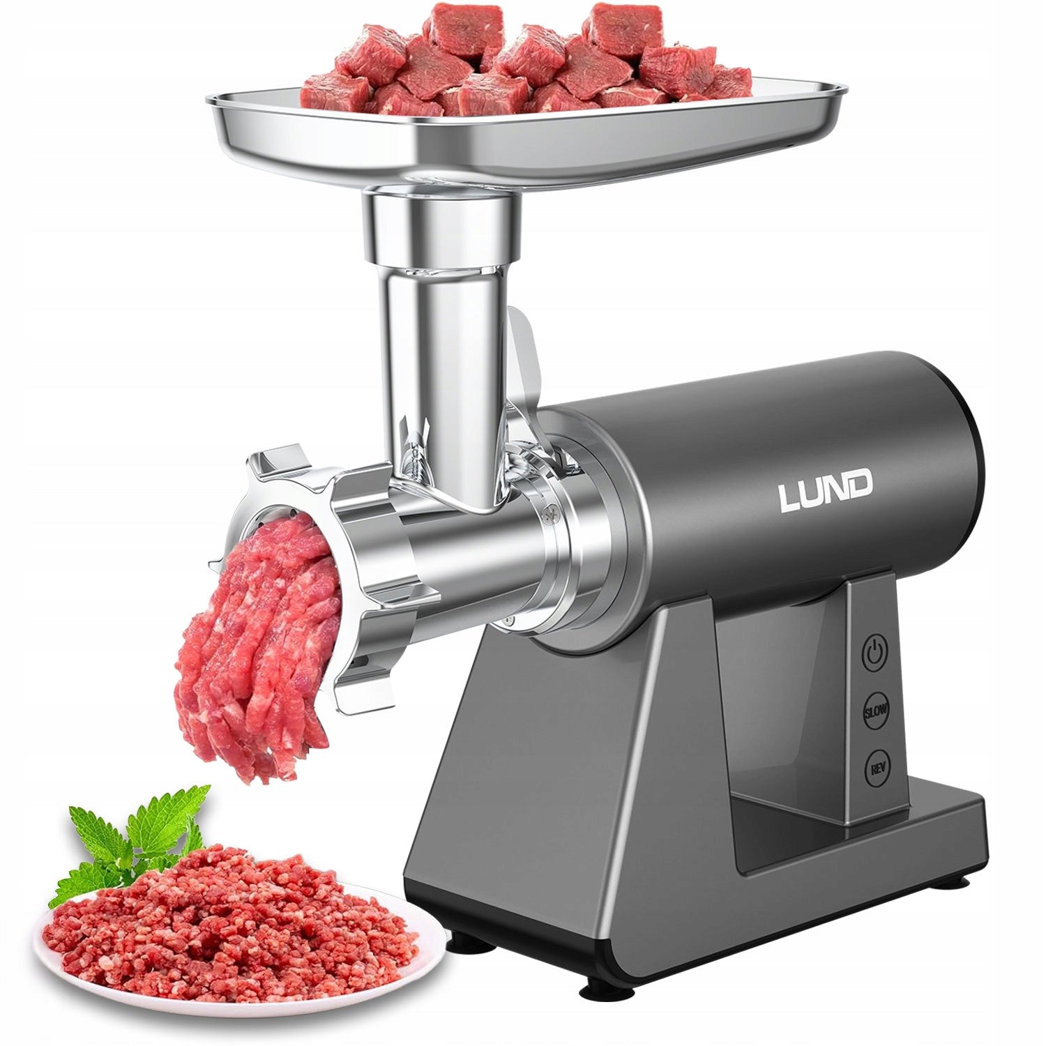 MEAT GRINDER LUND 350W ELECTRIC SAUSAGE KEBBE 4KG/MIN