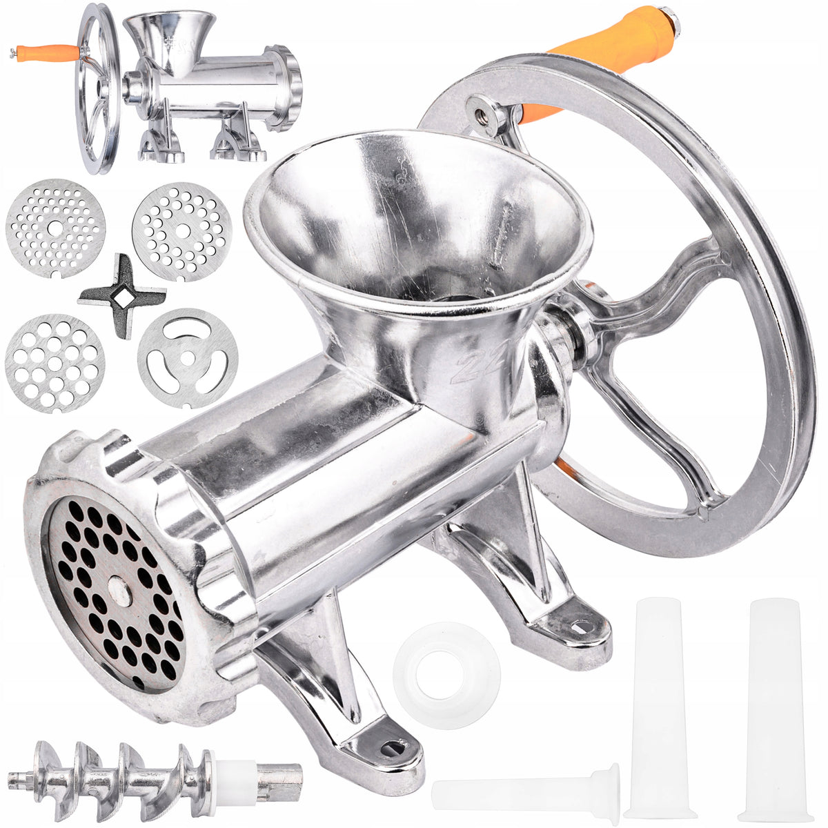 MEAT GRINDER MANUAL STUFFER WITH SAUSAGE TIP MANUAL Manufacturer code AG250102012118