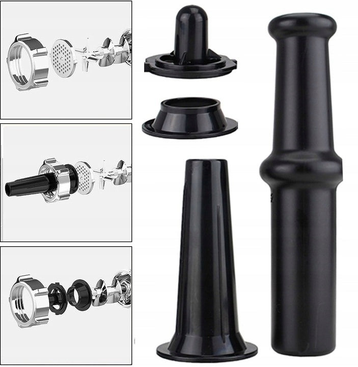 MEAT GRINDER METAL PREMIUM 3 SIEVES + JERKY POWER 2100W Dominant color black