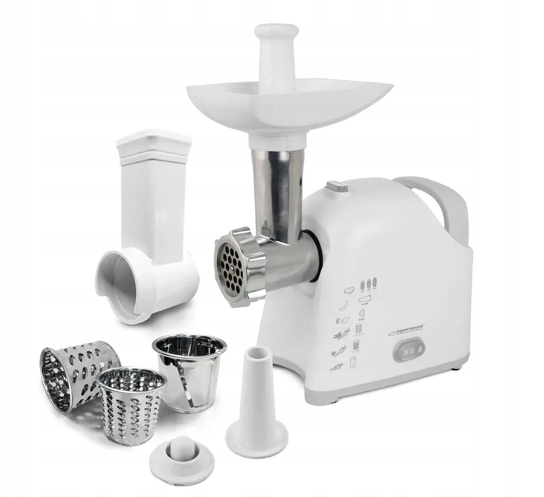 MEAT GRINDER SHREDDER QUIET 2200W 3 SHREDDERS + 3 STRAINERS Model 601263711