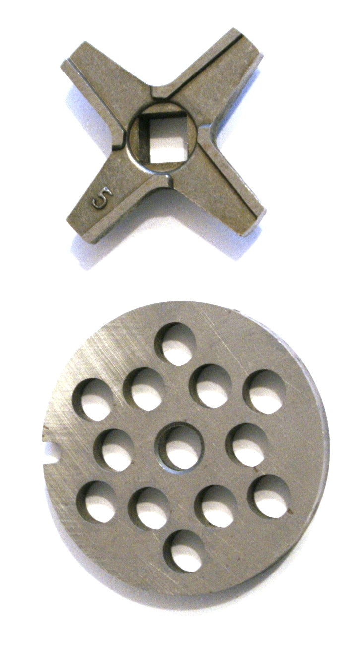 MEAT GRINDER STRAINER NO. 5 DIAMETER 8 mm UNIVERSAL STEEL