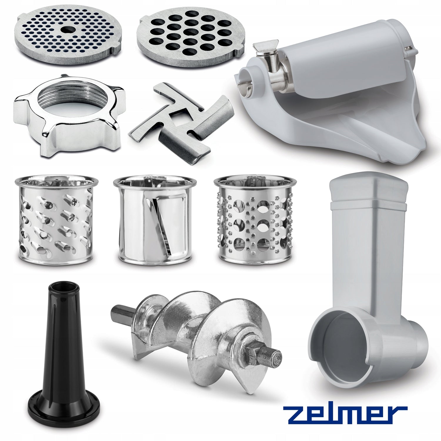 MEAT GRINDER ZELMER WITH SQUEEZER FOR TOMATOES 4in1 Power rating 1500 W