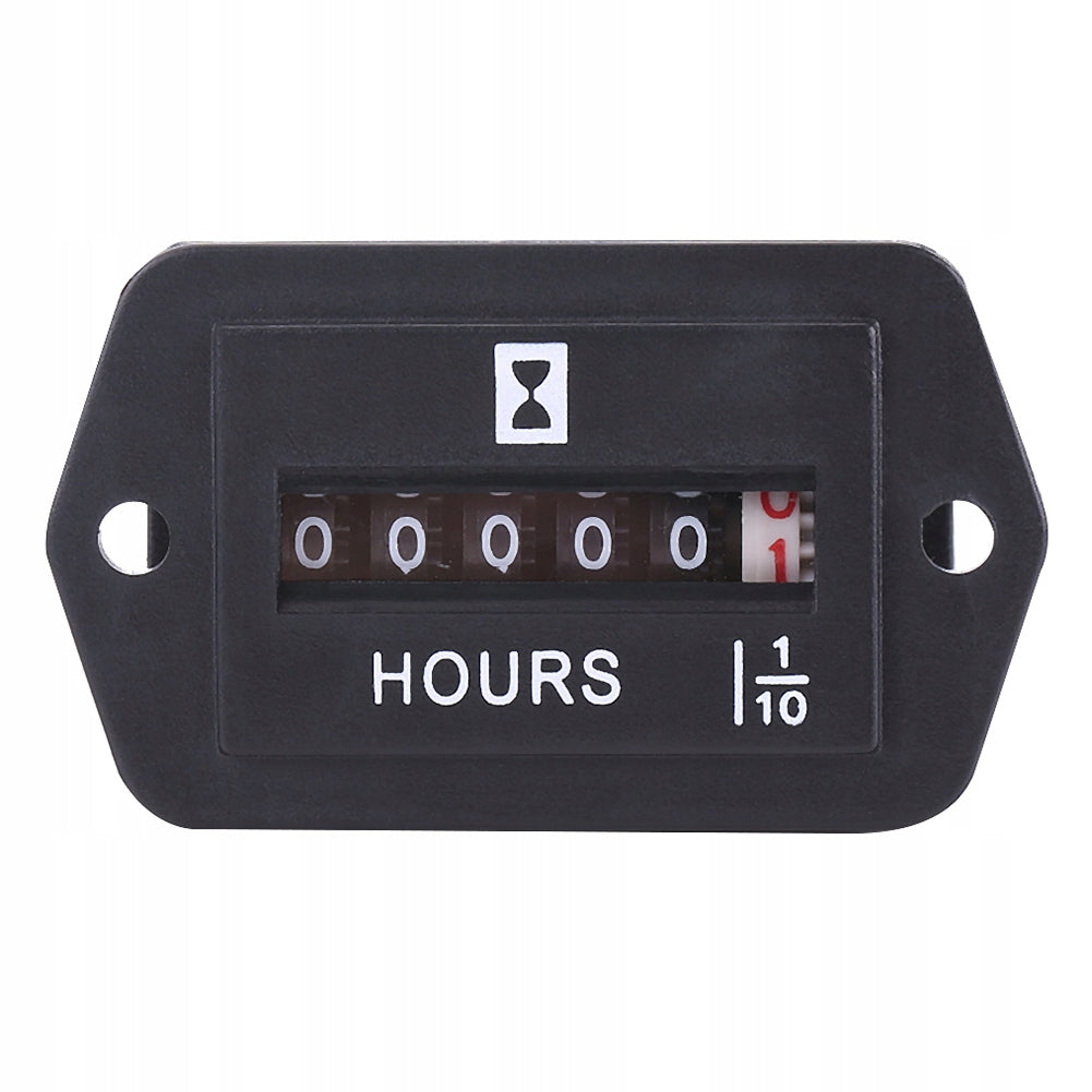 MECHANICAL HOUR COUNTER 6-80V GASOLINE/DIESEL ENGINE TIME CLOCK Brand no brand