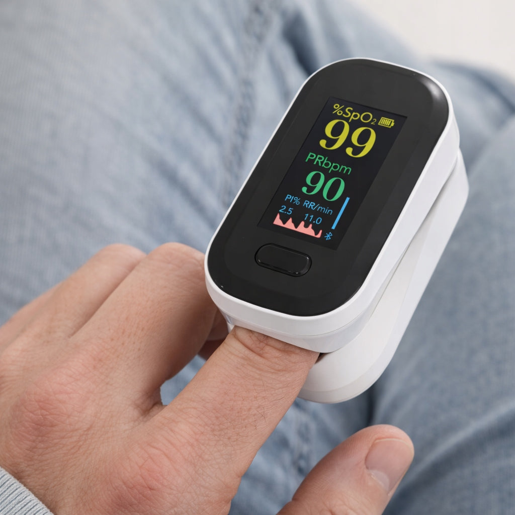 MEDICAL FINGER PULSE OXIMETER PULSE SATURATION HEART RATE DISPLAY Medical device yes
