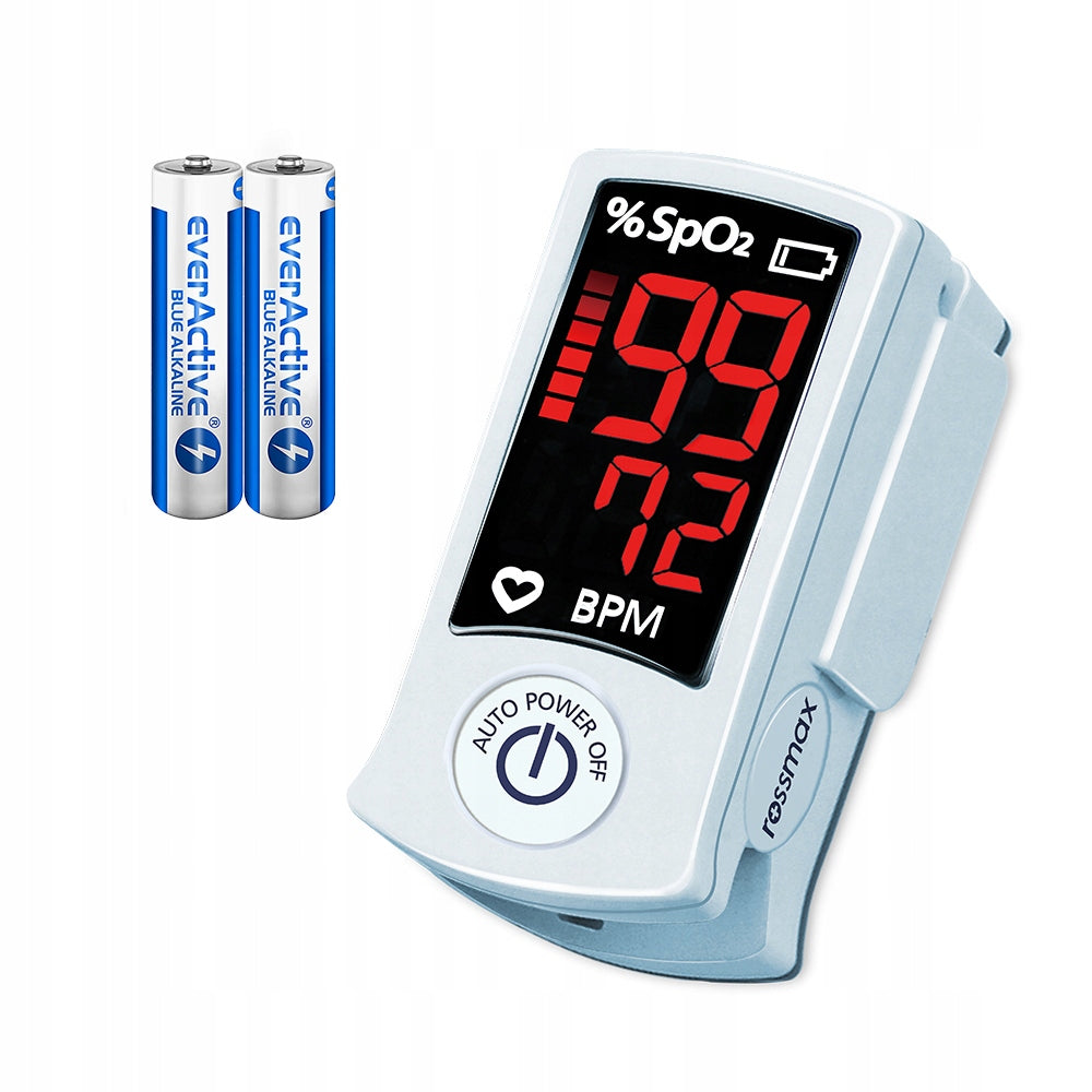 MEDICAL FINGER PULSE OXIMETER ROSSMAX SB100 +BAT
