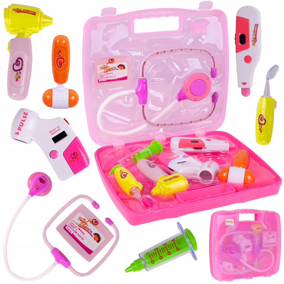 MEDICAL KIT IN SUITCASE SMALL DOCTOR SAFE STETHOSCOPE FOR CHILDREN