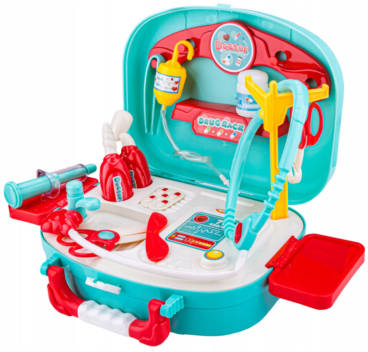 MEDICAL KIT SMALL DOCTOR SUITCASE Light Sound + 80 stickers Packaging status original