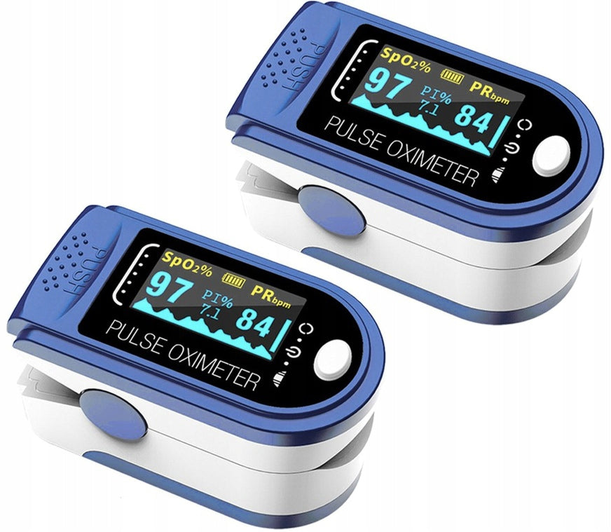 MEDICAL PULSE OXIMETER HEART RATE MONITOR 2x PIECE Packaging status original