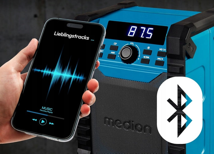 MEDION MD 43895 – Rugged 10W Construction Radio with Bluetooth 5.4 Brand Medion