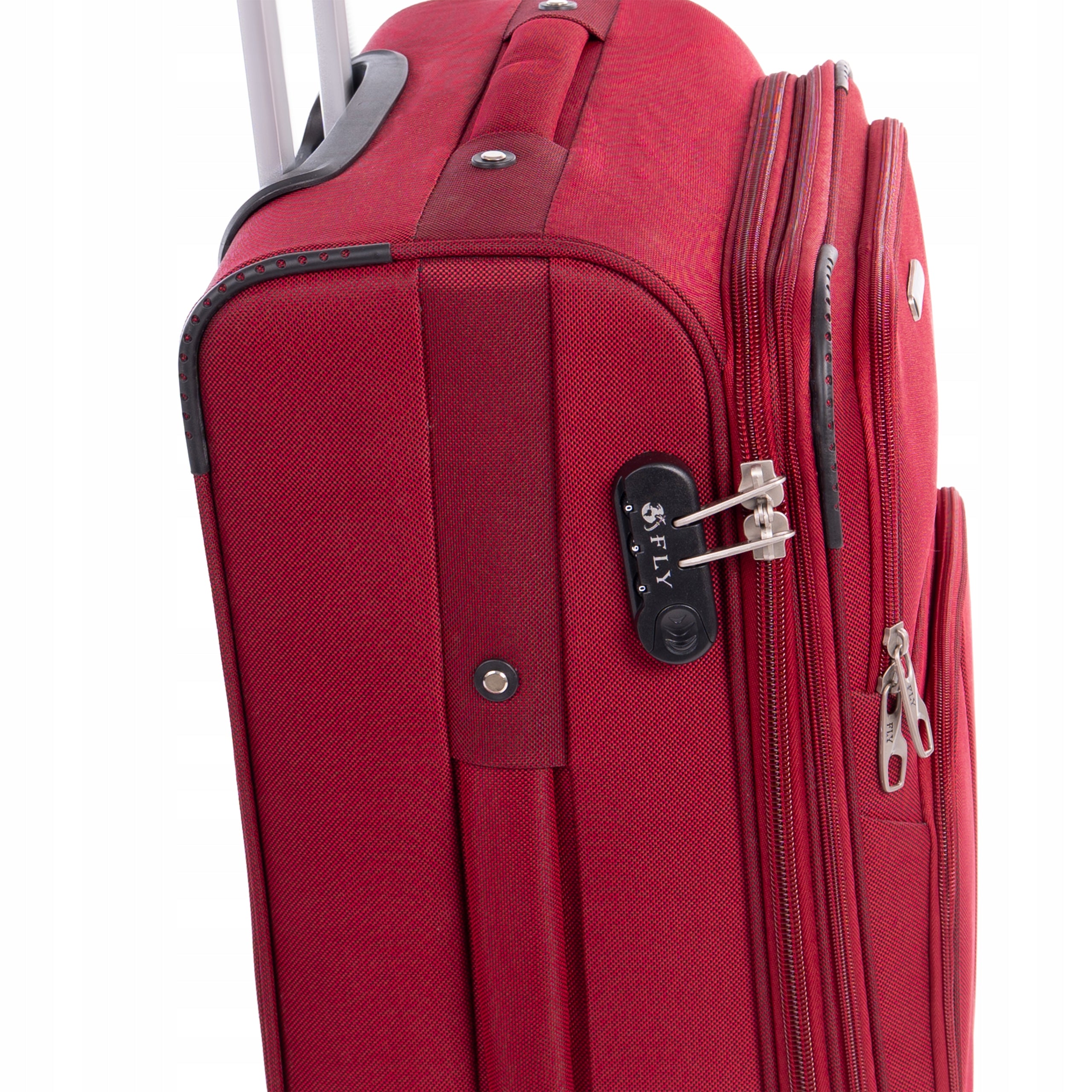 MEDIUM SUITCASE ON WHEELS TRAVEL LUGGAGE Soft XL Height 67 cm
