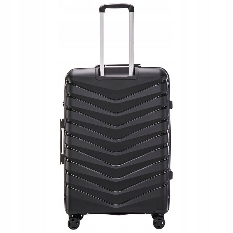 MEDIUM SUITCASE WINGS POLYPROPYLENE PHOENIX 24" 63L BLACK Brand Wings