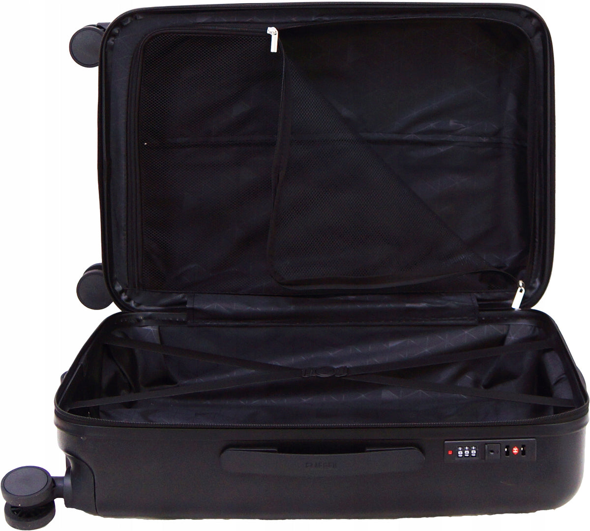 MEDIUM SUITCASE WITH WHEELS XL GRAVITT 8855 POLYCARBONATE HARD BAG Manufacturer code Walizka średnia POLIWĘGLAN TWARDA 8855 BAGAŻ