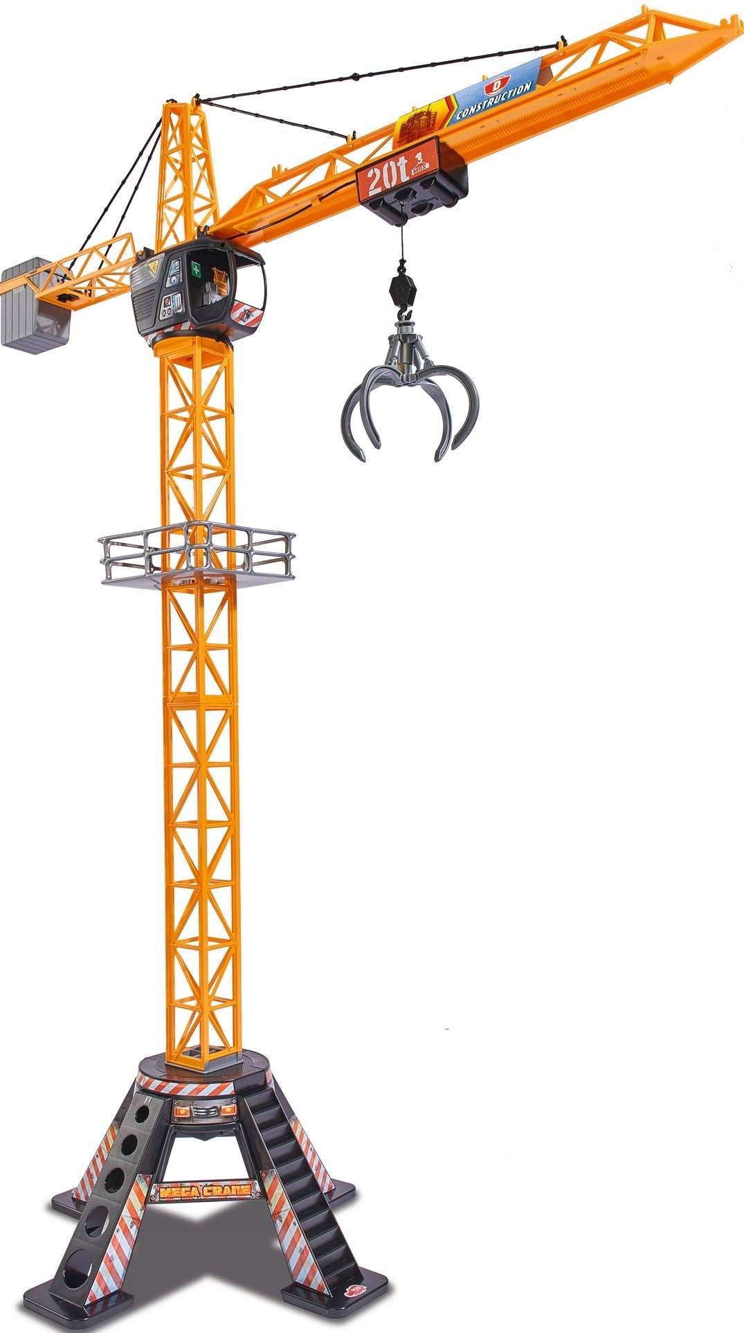 MEGA CRANE WITH SOUND REMOTE CONTROLLED 120 CM + REMOTE CONTROL Brand Dickie Toys
