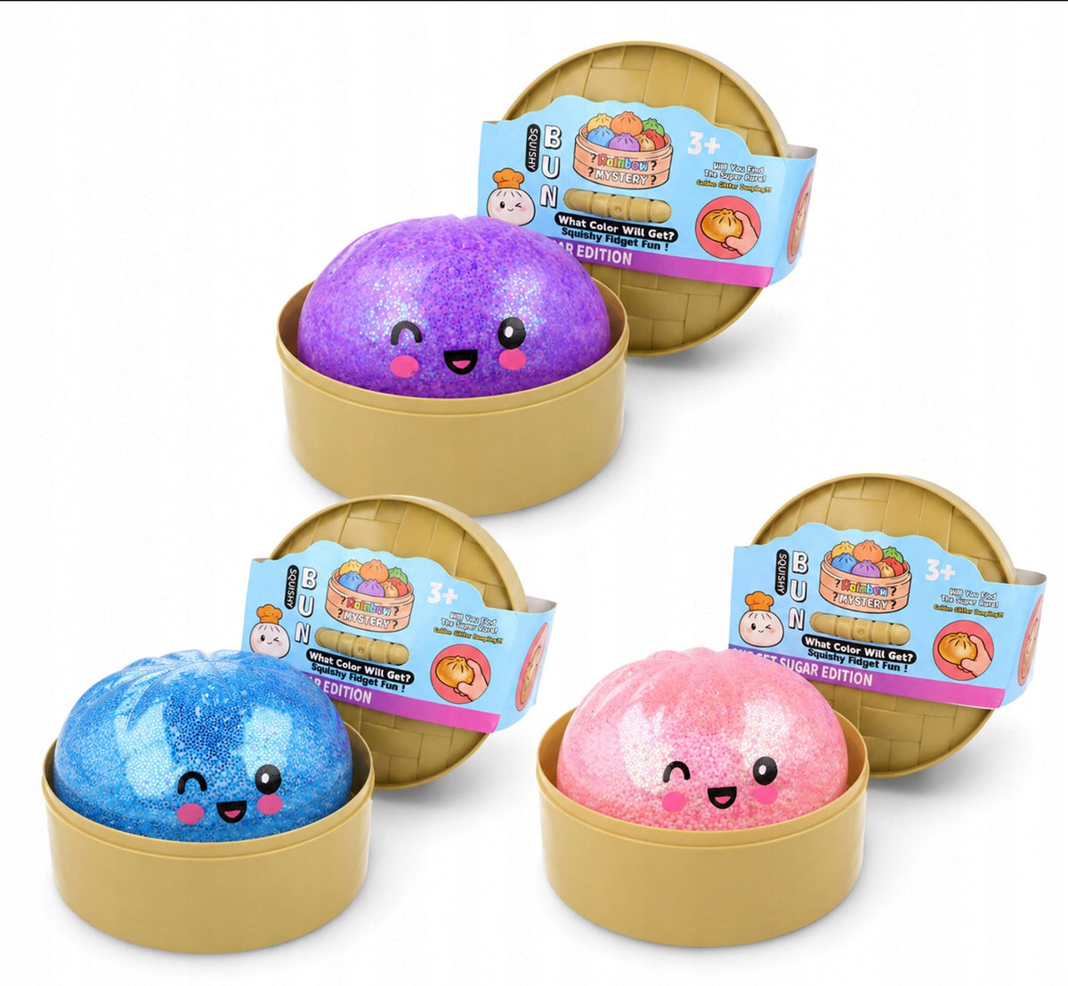 MEGA LARGE Antistress Squishy Toy Dumplings Mochi Sensory Hit XXXL16CM Packaging status original