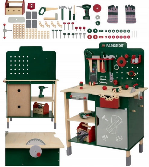 MEGA LARGE Wooden workbench PARKSIDE HEIGHT ADJUSTMENT Manufacturer code 393047