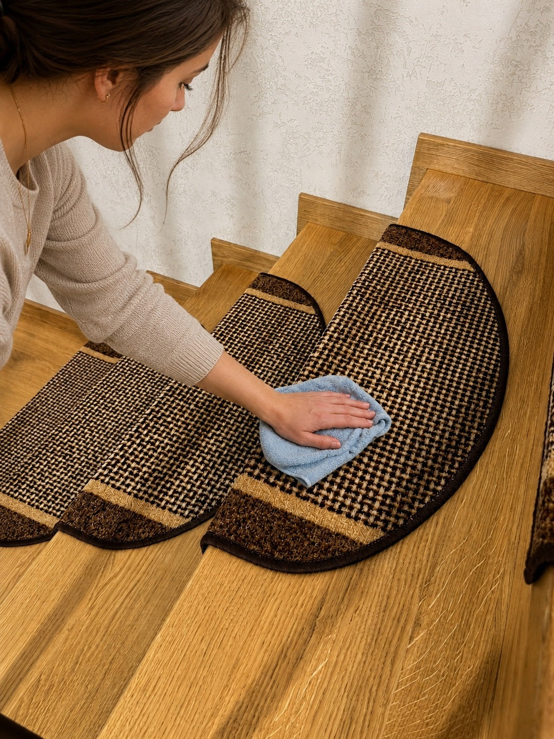 MEGA QUALITY OVERLAY FOR STAIRS BROWN 64x24x3cm NORDSTEP Brand no brand