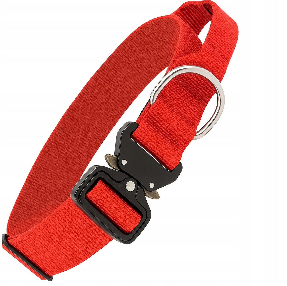 MEGA STRONG TACTICAL COLLAR FOR BIG DOG METAL BUCKLE 45-65CM - XL Manufacturer code OBR.QRMET.RED.XL