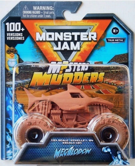 MEGALODON - Mystery Mudders Cars Monster Jam True Metal Track Die-cast 1:64