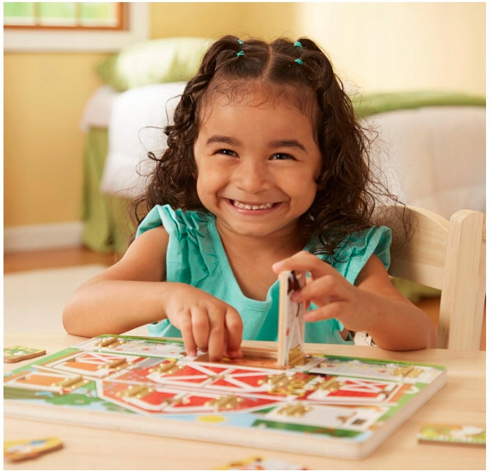 MELISSA & DOUG FARM MAGNETIC PUZZLE WITH ANIMALS Manufacturer code 11111
