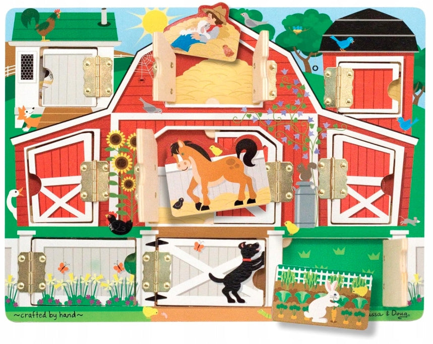 MELISSA & DOUG FARM MAGNETIC PUZZLE WITH ANIMALS Packaging status original