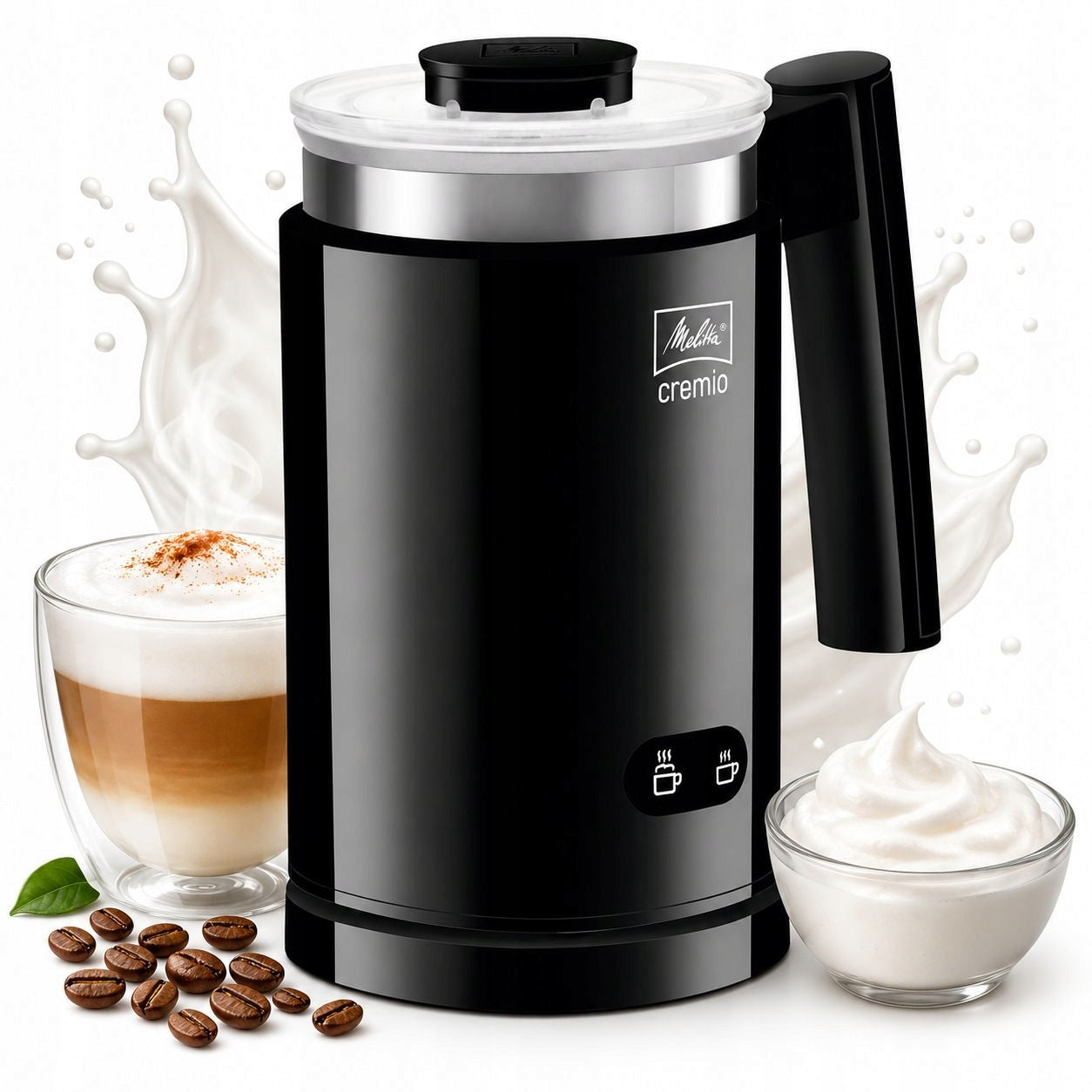 MELITTA 1014-02 CREMIO MILK electric milk frother black