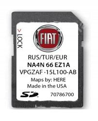 MEMORY CARD SD FOR NAVIGATION MAP FIAT 124 SPIDER EUROPE 2026 EUROPE