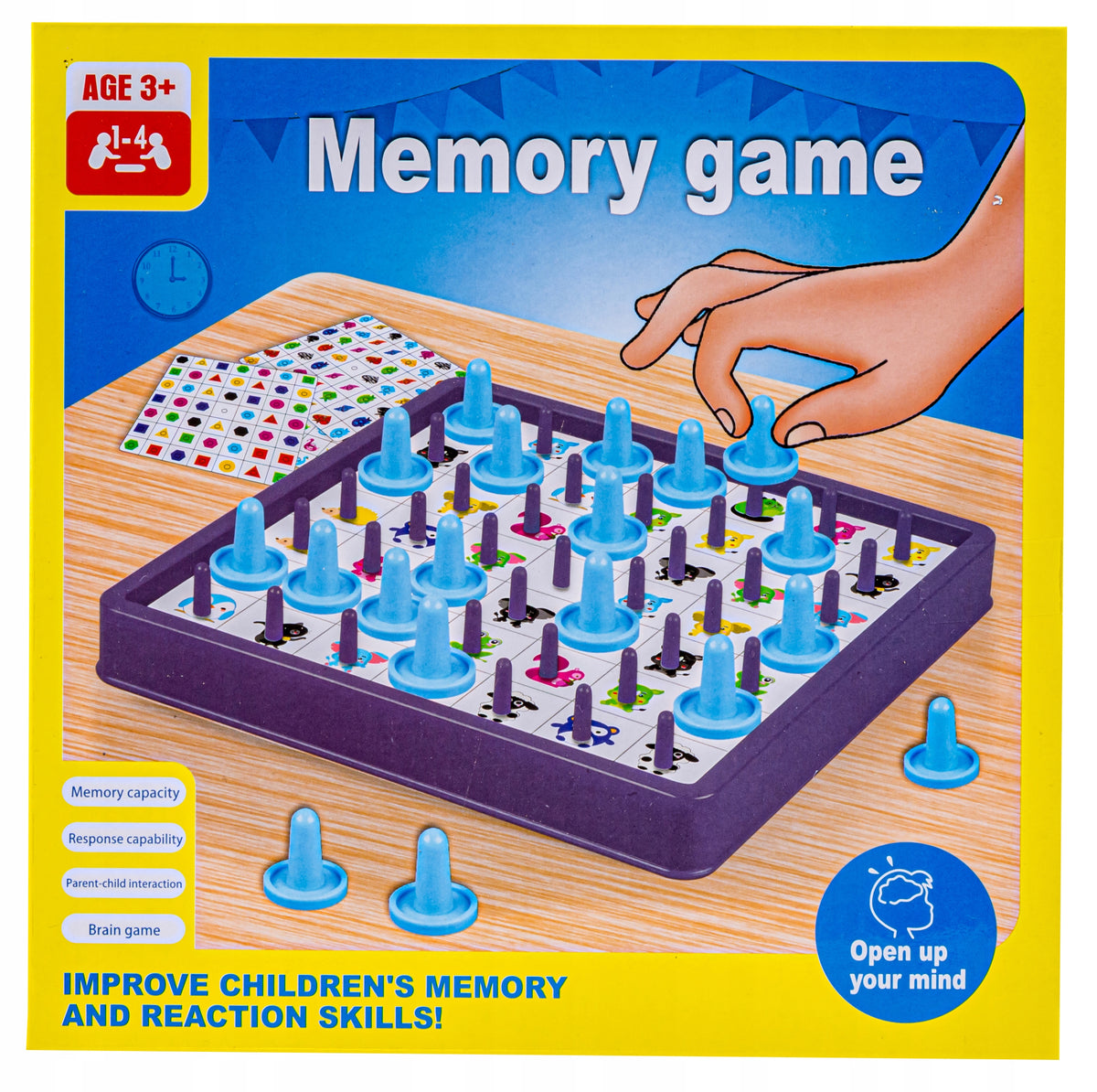 MEMORY Game Find Picture Card Pawns FUN for the Whole Family Brand DK