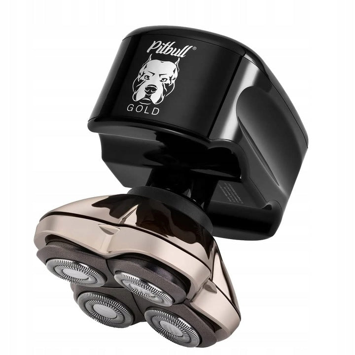 MEN'S ELECTRIC SHAVER Skull Shaver Pitbull GOLD PRO HAIR BEARD Packaging status original