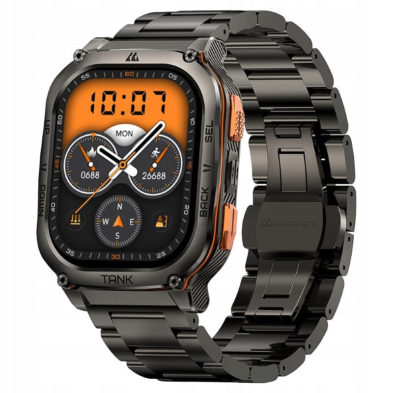 MEN'S SMARTWATCH KOSPET WATERPROOF AMOLED BLACK TANK M3 ULTRA SPECIAL Manufacturer code KOS M3U SE BL