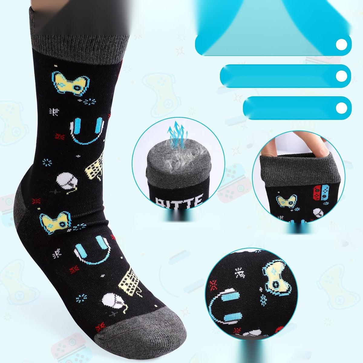 MEN'S SOCKS 43-46 COTTON FUNNY SENTENCES GIFT BIRTHDAY Brand no brand