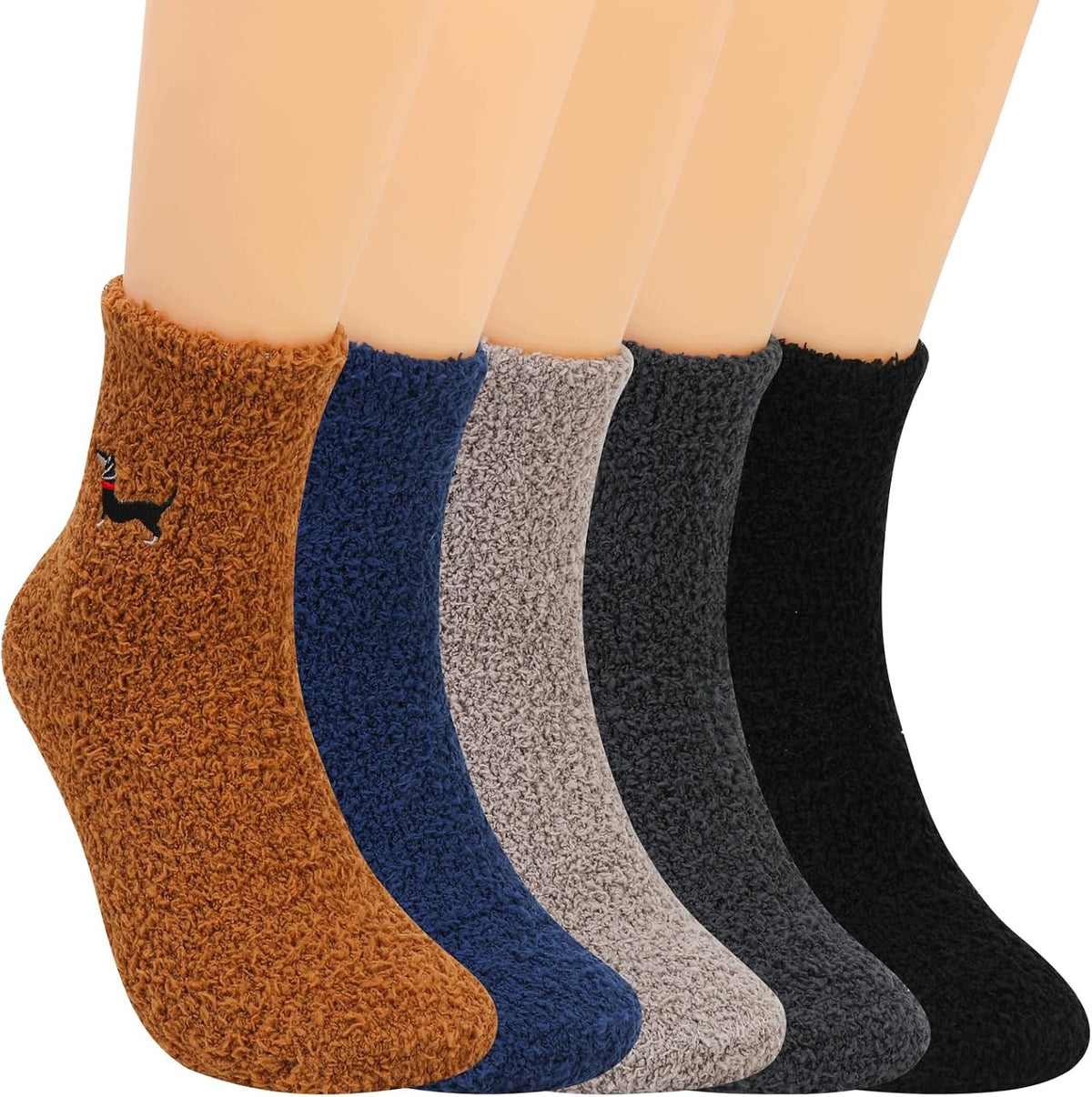 MEN'S SOCKS 5 PAIRS FLUFFY WARM SOFT HIGH COLORED Manufacturer code 5908331548121